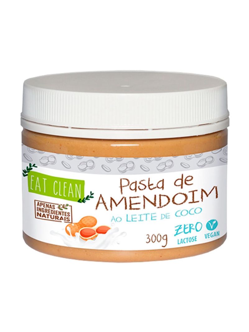 Pasta de Amendoim ao Leite de Coco Eat Clean 300g