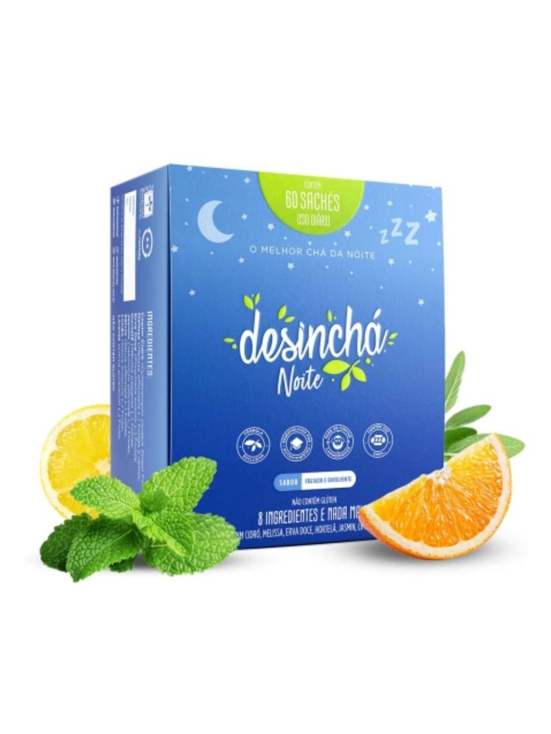 Desinchá Noite 60 Sachês Desinchá 90g