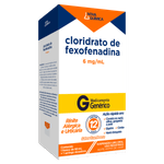 Cloridrato de Fexofenadina 6mg/ml Suspensão 60ml - Nova Química