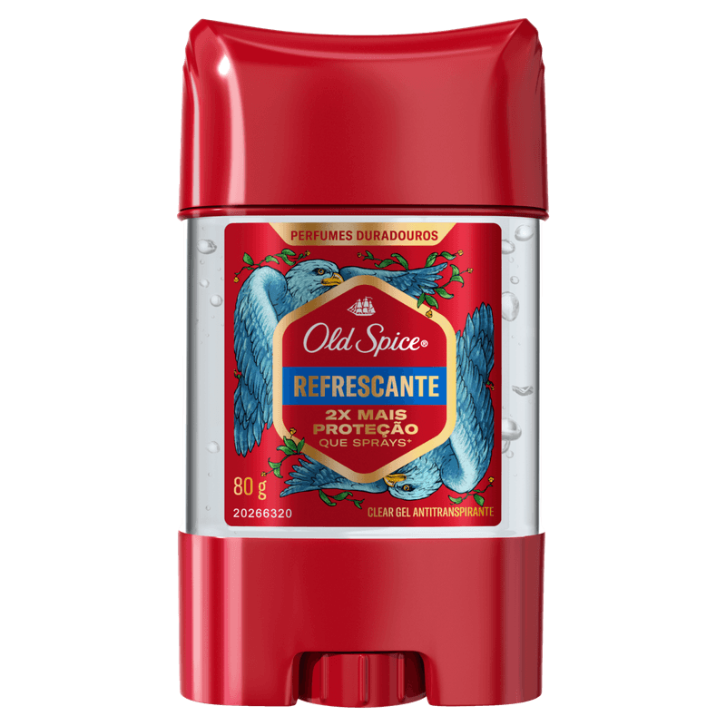 Antitranspirante Gel Old Spice Clear Refrescante 80g