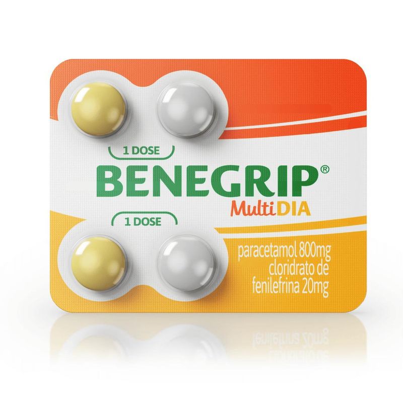 Antigripal Benegrip Multi Dia Blister 4 Comprimidos