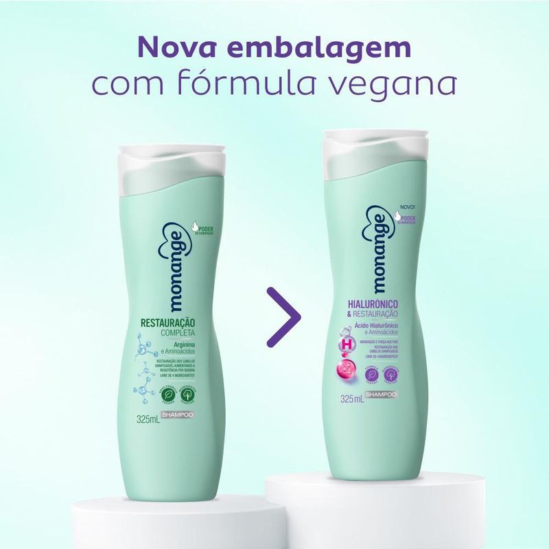 Shampoo Monange Restauração Completa - 325ml
