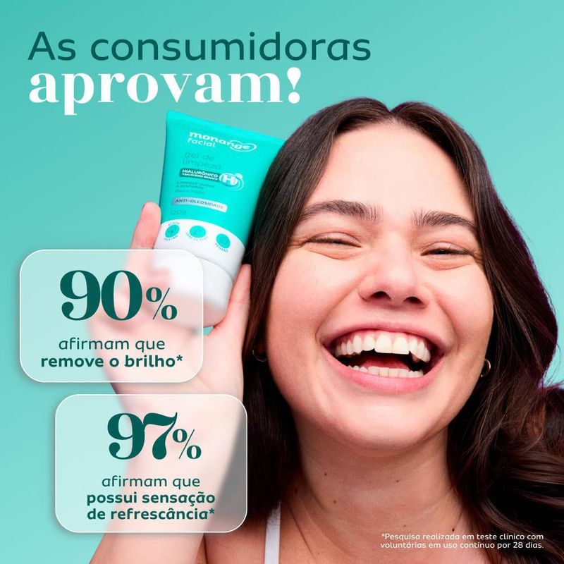Gel de Limpeza Facial Antioleosidade Monange - 120g - FARMALIFE