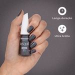 Esmalte Cinza Risqué Nada Óbvio Metálico - 8ml