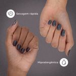 Esmalte Cinza Risqué Nada Óbvio Metálico - 8ml