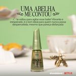 Esmalte Verde Risqué Bridgerton Uma Abelha me Contou Metálico - 8ml