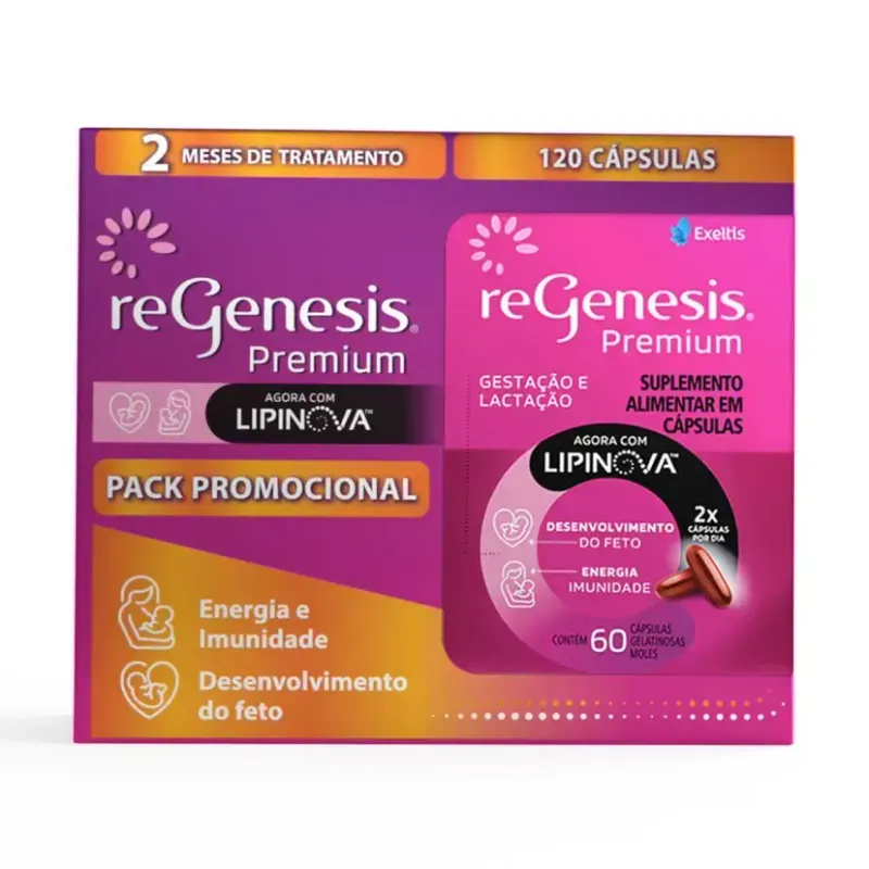 Regenesis Premium Lipinova 120 Cápsulas - Exeltis
