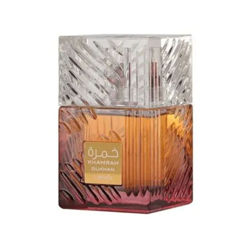 Perfume Lattafa Khamrah Dukhan Eau De Parfum Unissex 100ml Amadeirado Oriental
