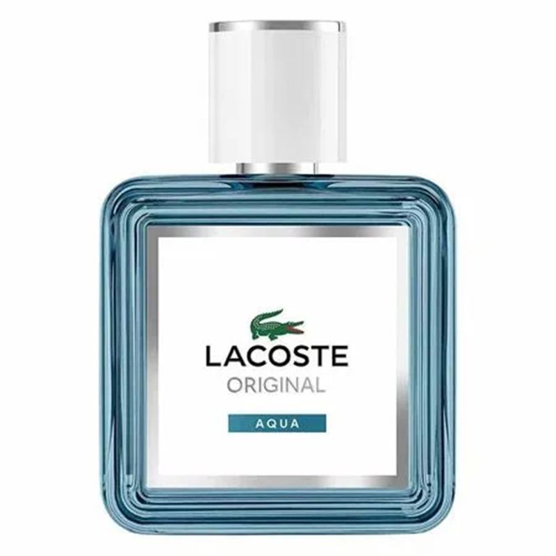 Perfume Masculino Lacoste Original Aqua Eau De Parfum Aquático Amadeirado