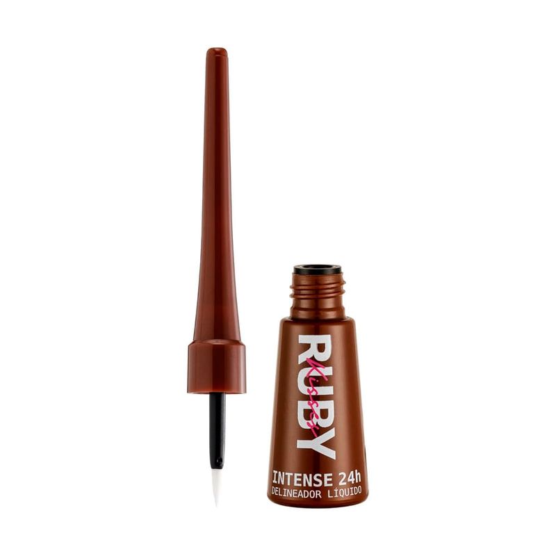 Ruby Kisses Intense 24H - Delineador Líquido Marrom