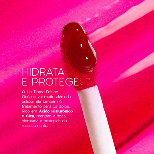 Océane Edition Lip Tinted Cor Pink - Brilho Labial 9g