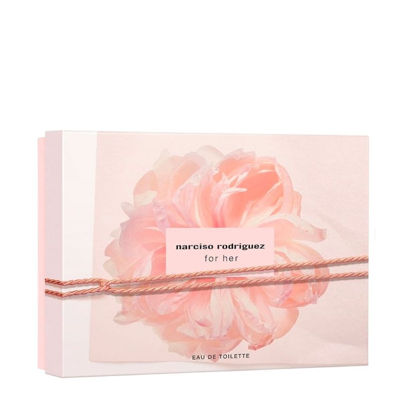 Kit Narciso Rodriguez For Her Feminino - Eau de Toilette 100ml + 10ml + Body Lotion 50ml