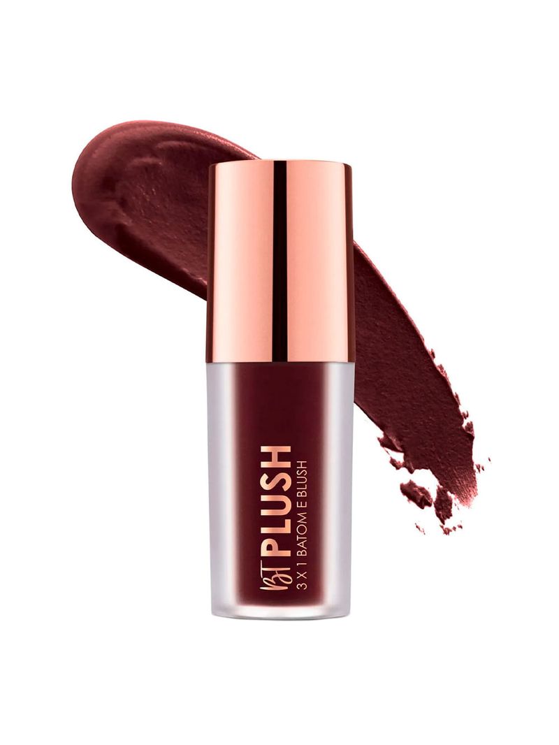 Bruna Tavares Plush 3x1 Batom Blush e Sombra Espresso