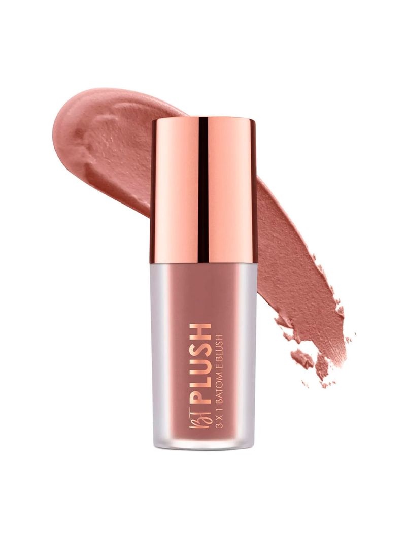 Bruna Tavares Plush 3x1 Batom Blush e Sombra Cookie
