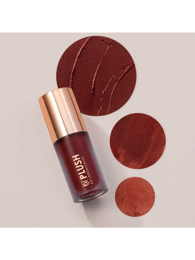 Bruna Tavares Plush 3x1 Batom Blush e Sombra Nuts