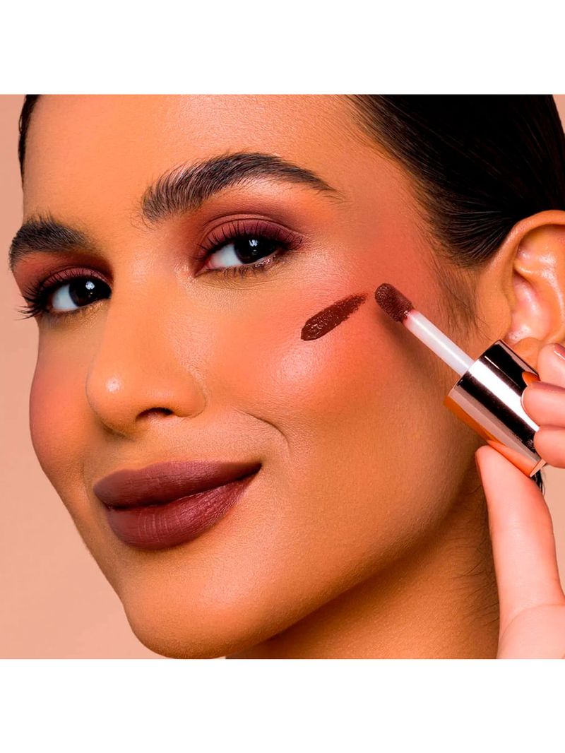 Bruna Tavares Plush 3x1 Batom Blush e Sombra Nuts