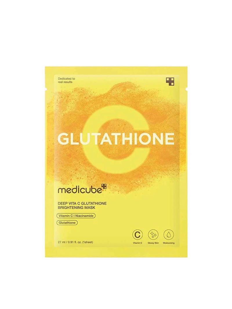 Medicube Deep Vita C Glutathione Brightening Mask - Máscara Facial