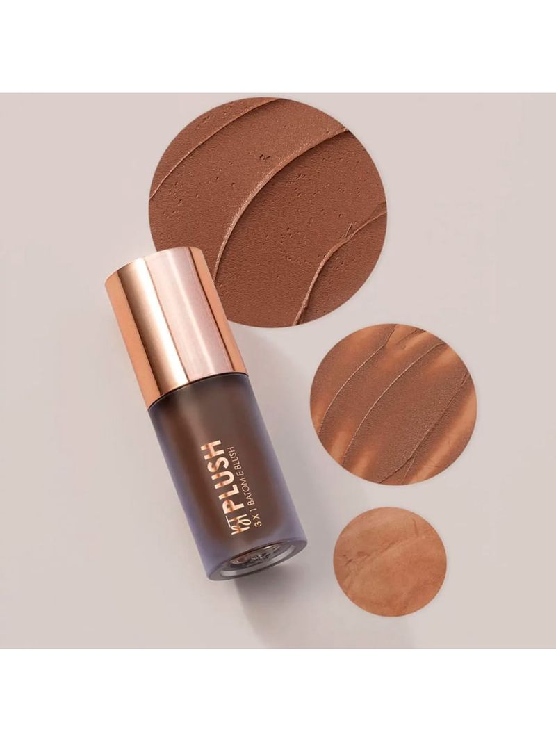 Bruna Tavares Plush 3x1 Batom Blush e Sombra Olive