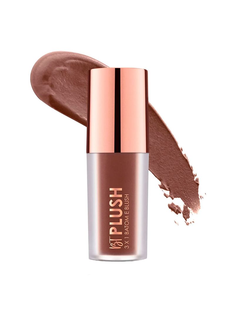 Bruna Tavares Plush 3x1 Batom Blush e Sombra Mocha