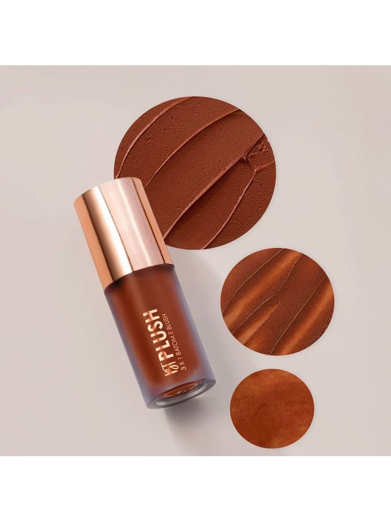 Bruna Tavares Plush 3x1 Batom Blush e Sombra Wood
