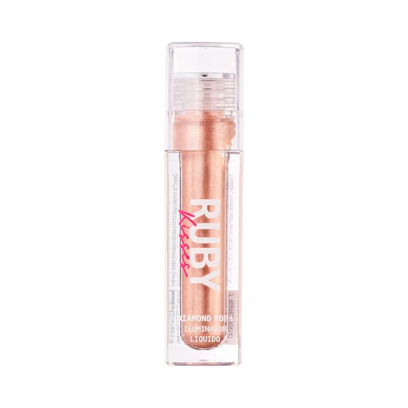 Ruby Kisses Diamond Pop - Iluminador Líquido 4ml Rose