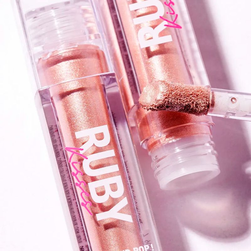 Ruby Kisses Diamond Pop - Iluminador Líquido 4ml Rose