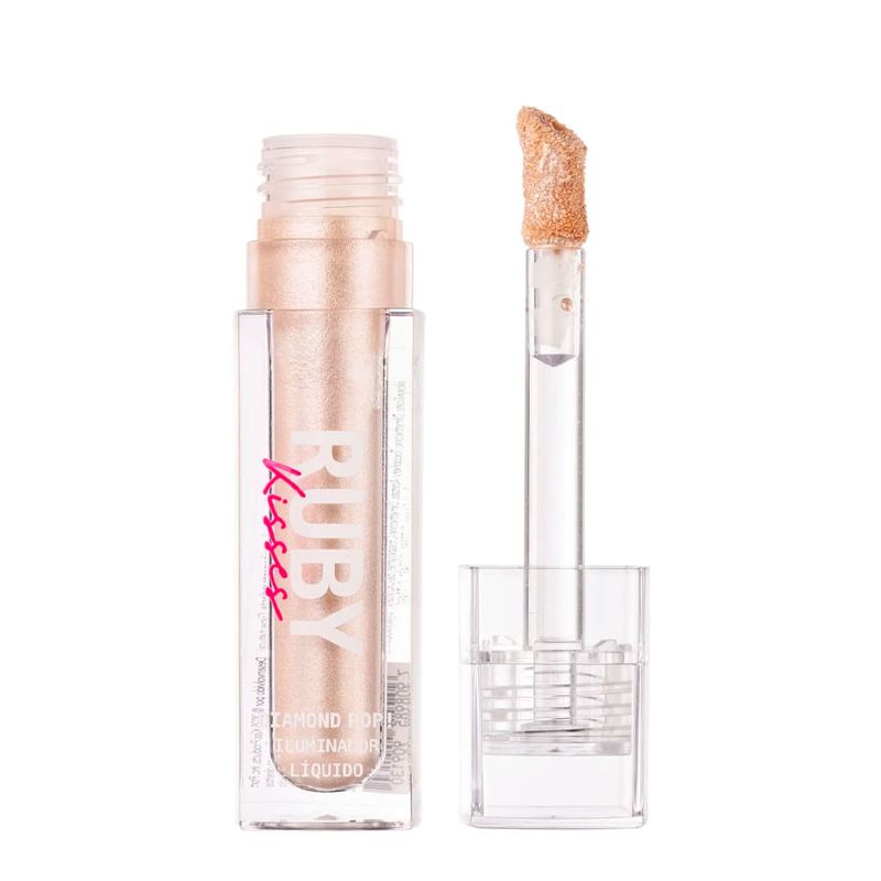 Ruby Kisses Diamond Pop - Iluminador Líquido 4ml Silver