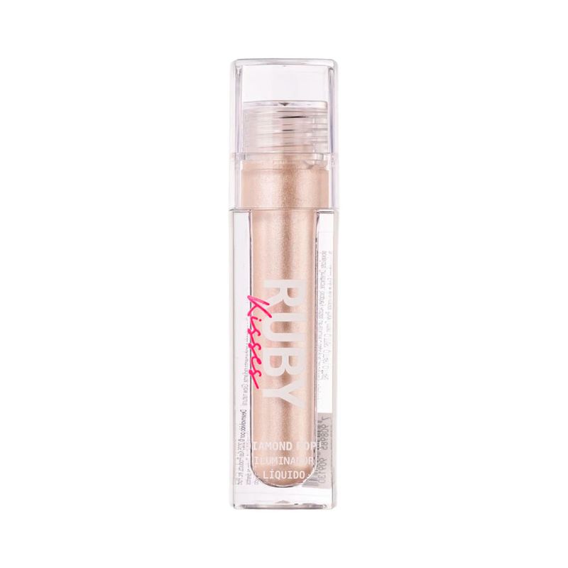 Ruby Kisses Diamond Pop - Iluminador Líquido 4ml Silver
