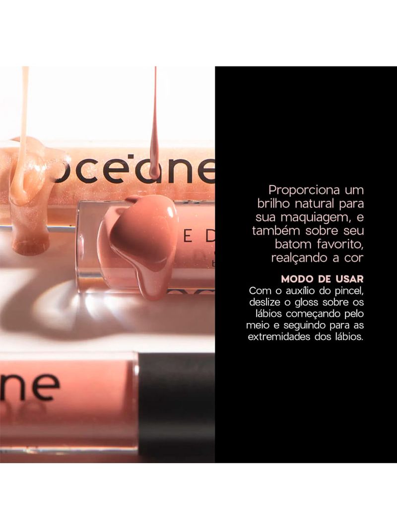 Océane Glossy Me Glazed - Brilho Labial Transparente 4g