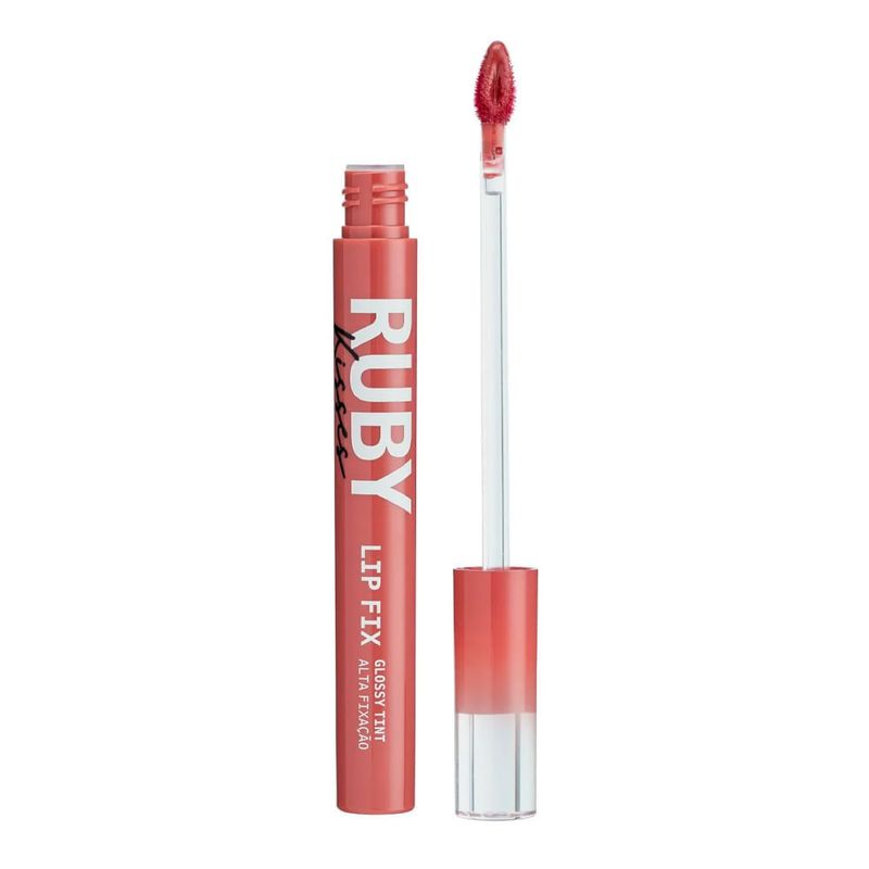 Ruby Kisses Lip Fix Glossy Tint - Gloss Labial Coral Dream