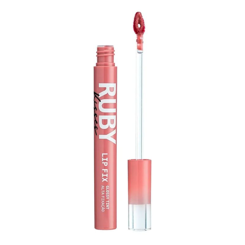 Ruby Kisses Lip Fix Glossy Tint - Gloss Labial Lovely Pink
