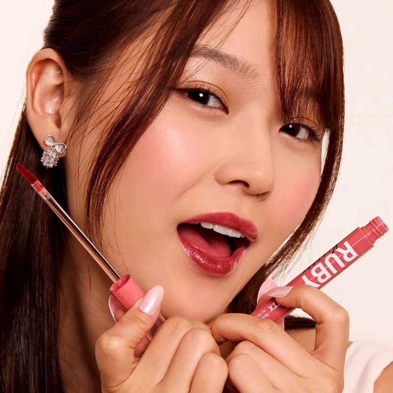 Ruby Kisses Lip Fix Glossy Tint - Gloss Labial Lovely Pink