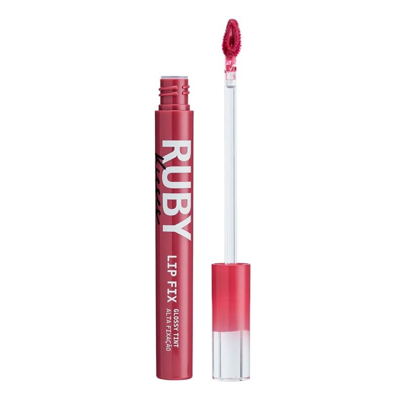 Ruby Kisses Lip Fix Glossy Tint - Gloss Labial Berry Charm