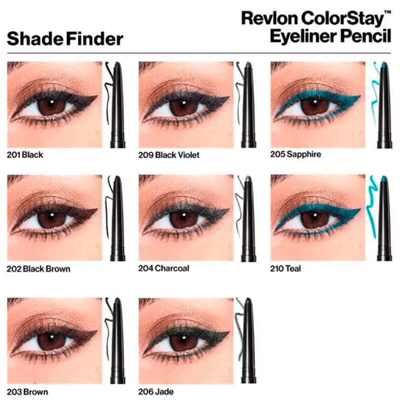 Revlon Colorstay Lápis de Olho - Black Noir 201