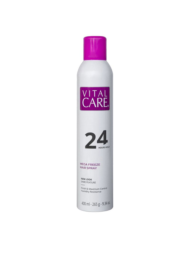 Vital Care Mega Freeze Hair Spray 24h - Spray Fixador 400ml