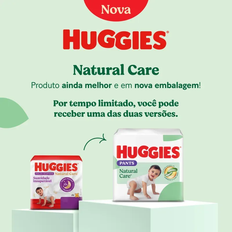 Fralda Huggies Pants Premium Natural Care 22 Unidades XG