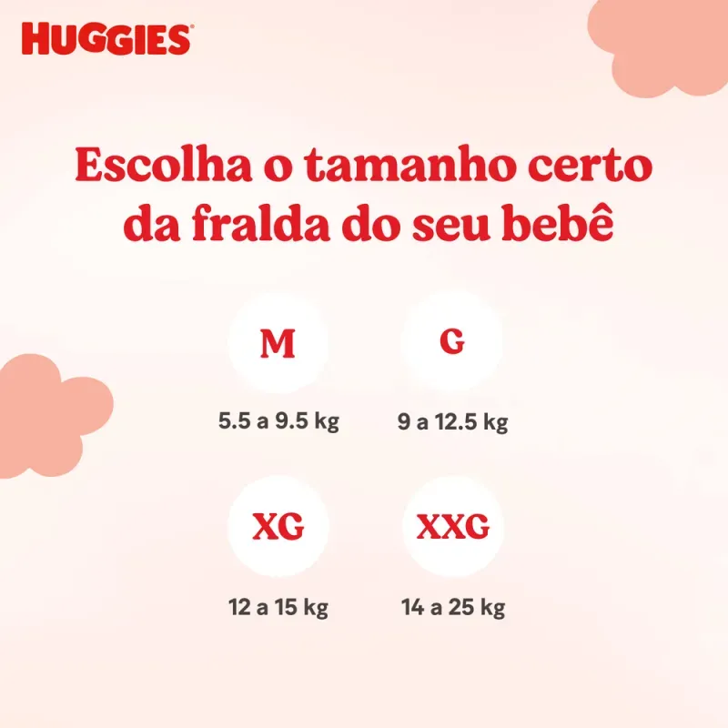 Fralda Huggies Pants Roupinha Proteção Acolchoada 48 Unidades XG