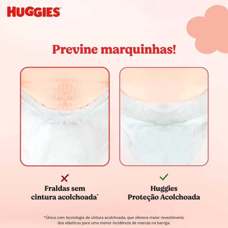 Fralda Huggies Pants Roupinha Proteção Acolchoada 72 Unidades XXG