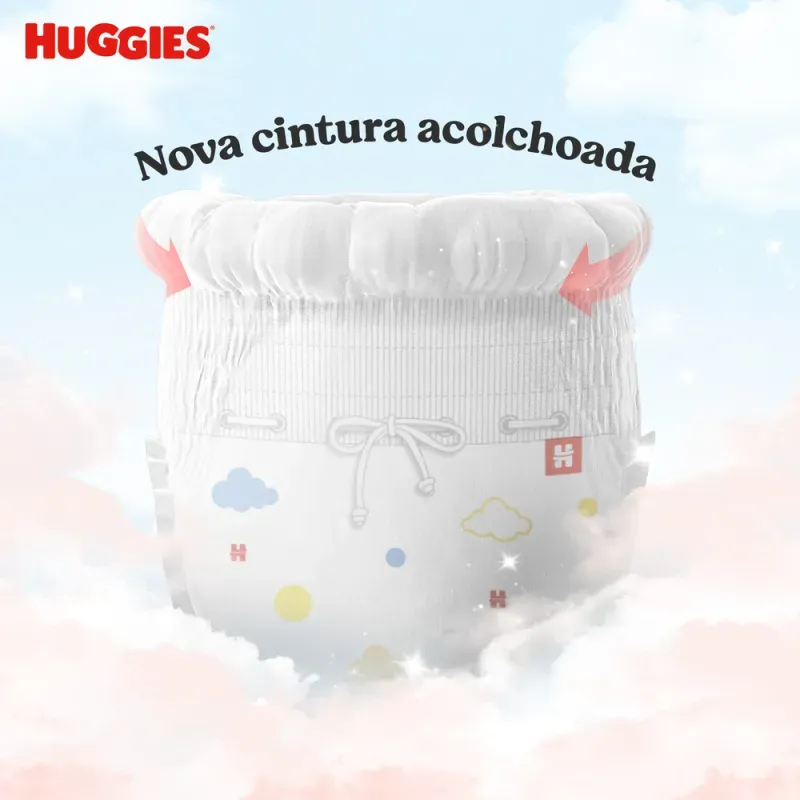 Fralda Huggies Pants Roupinha Proteção Acolchoada 64 unidades XXXG