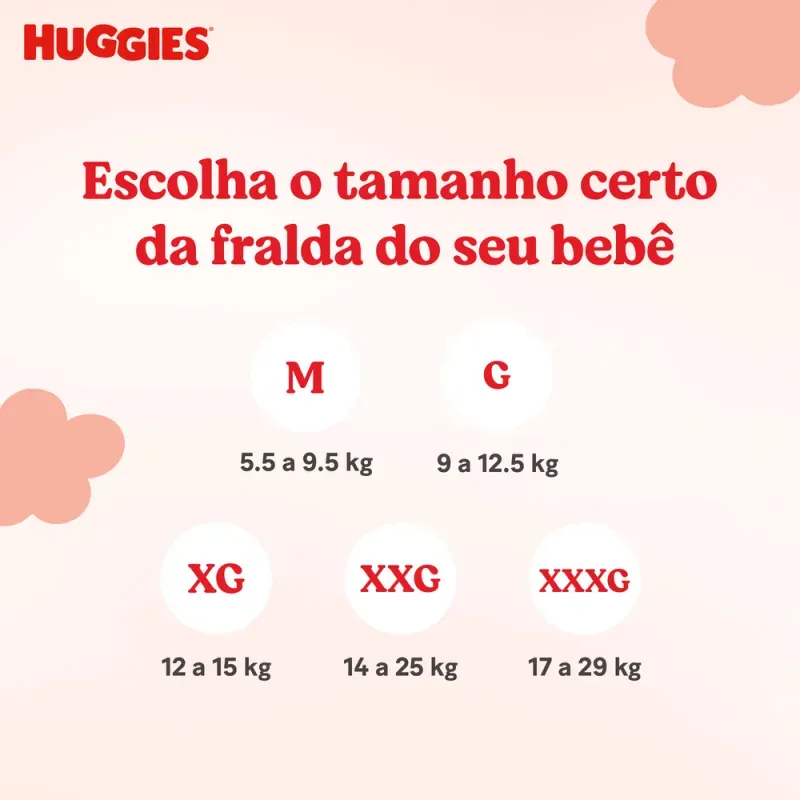 Fralda Huggies Pants Roupinha Proteção Acolchoada 64 unidades XXXG