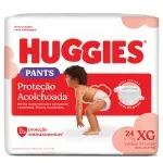 Fralda Huggies Pants Roupinha Proteção Acolchoada 24 Unidades XG