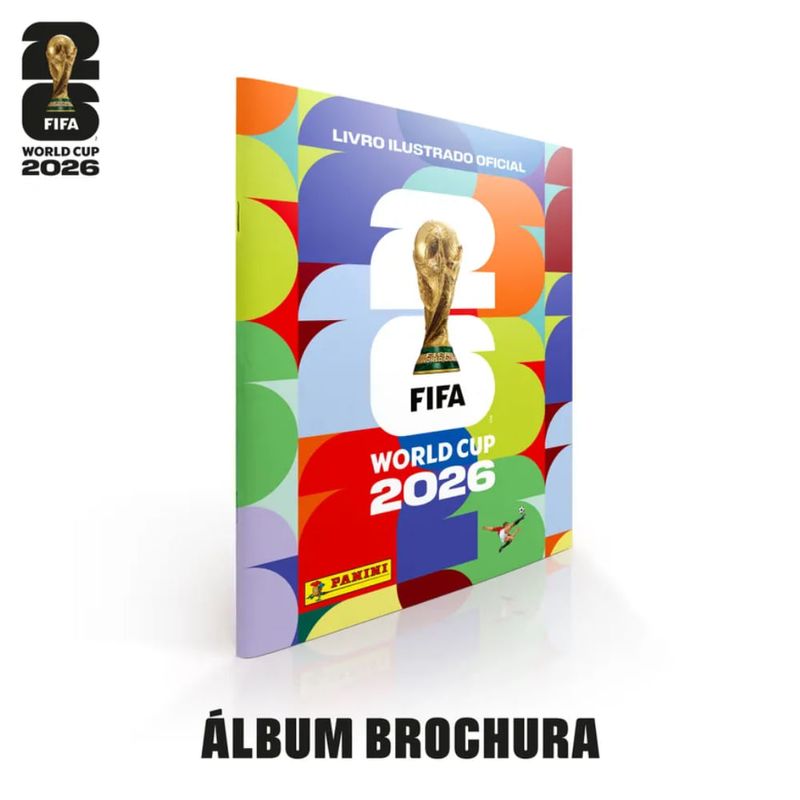 Álbum Capa Brochura FIFA Copa do Mundo 2026 Panini