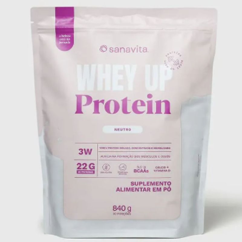 Whey Up Protein 3W Neutro Sanavita 840g