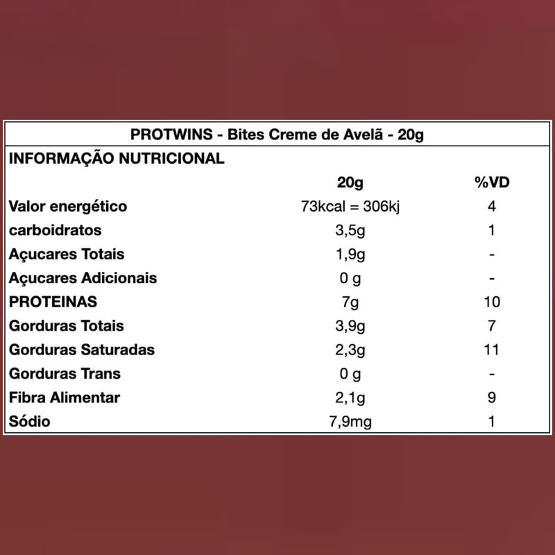 Whey Protein Bites Creme de Avelã Crispy Protwins 100g