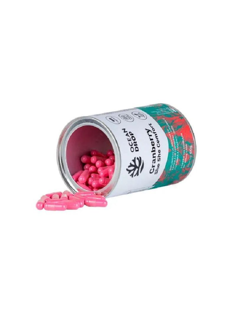 Cranberry She She Comfort Ocean Drop 500mg 120cáps