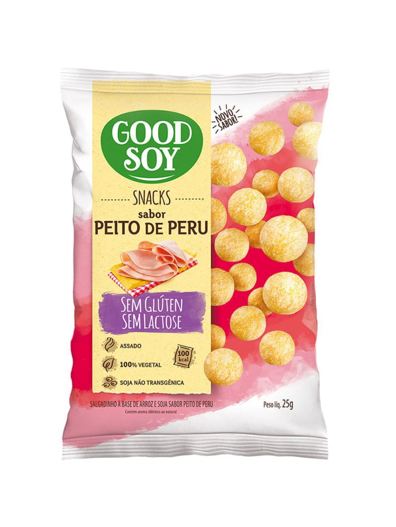 Snack de Soja Peito de Peru Belive 25g