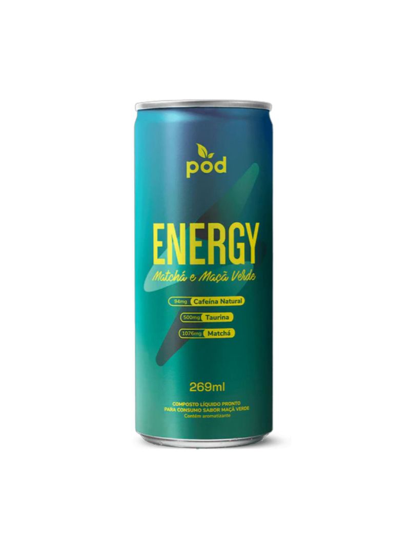Smart Drink Energy Matchá e Maçã Verde Pod 269ml