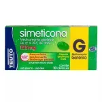 Simeticona 125mg 10 Cápsulas - Teuto
