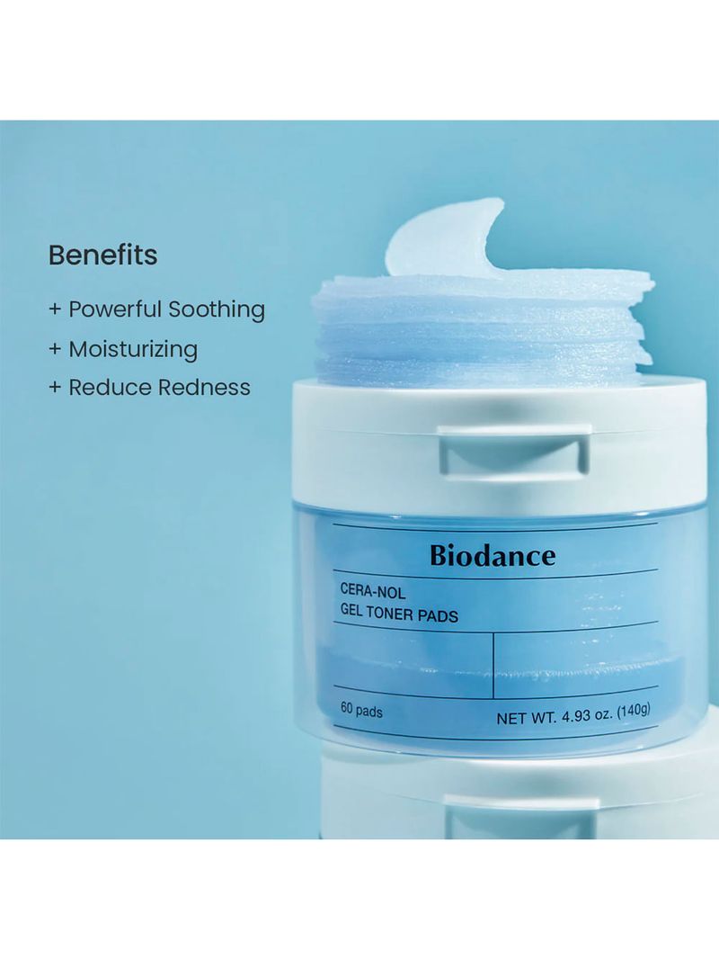 Biodance Cera-nol Toner - Pads Tonificantes Faciais 60un