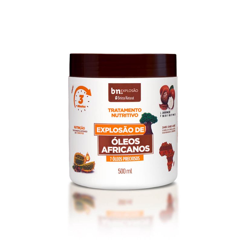 Máscara de Tratamento Nutritivo Explosão de Óleos Africanos 500g